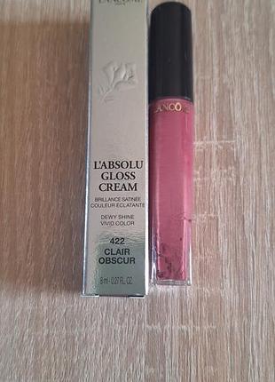 Lancome l'absolu gloss cream,422 claire obscur