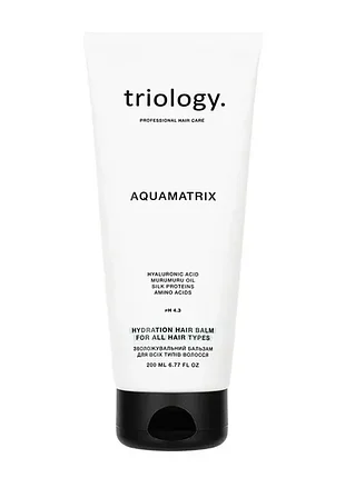 Зволожувальний бальзам triology aquamatrix для всіх типів волосся , 200 мл