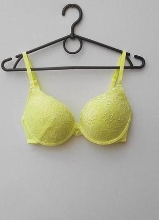 Кружевной бюстгальтер пуш ап h&m 75c