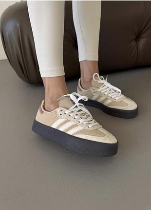 Замшеві кросівки adidas samba устілка 25 см