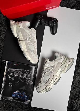 Чоловічі кросівки new balance 9060 light grey white