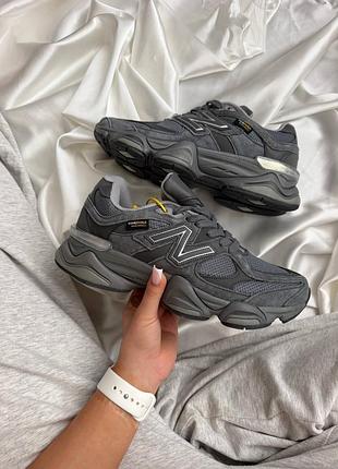 New balance 9060 all grey cordura (вологозахист)