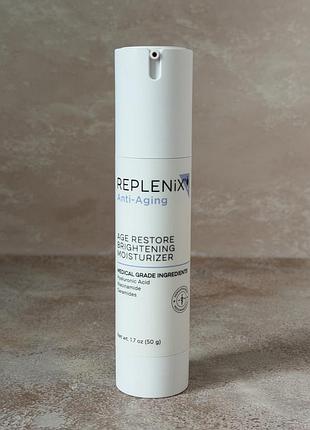 Replenix - age restore brightening moisturizer - освітлювальний зволожувальний крем проти вікових змін, 50 g