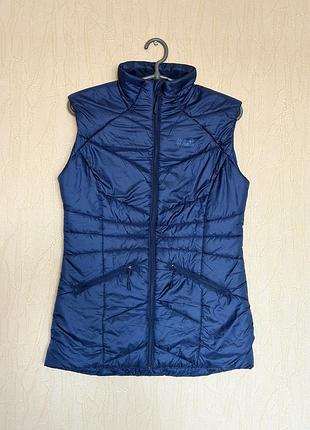 Жіноча утеплена жилетка jack wolfskin stormlock (розмір xs)