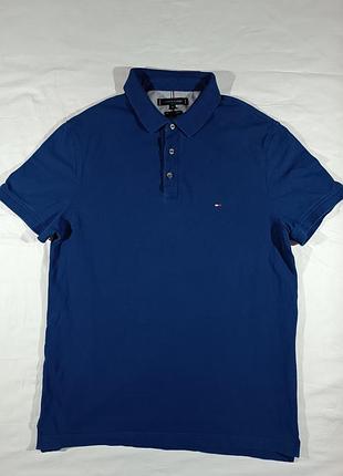 (xl) tommy hilfiger синє поло оригінал