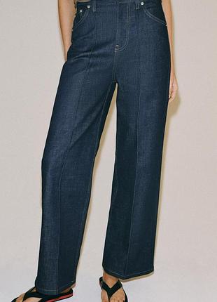 Джинси wide leg з високою посадкою zara - 34, 36, 38, 40, 42