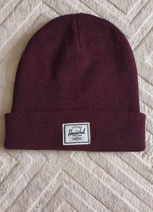 Стильная шапка бини herschel supply co. (оригинал)