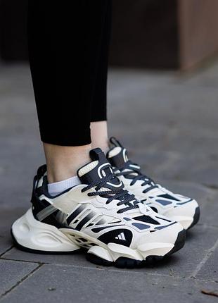 Кроссовки adidas vento xlg runner deluxe white black grey