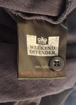 Лонгслів чоловічий weekend offender темно-синій 6