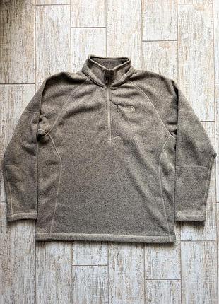 Чоловіча флісова кофта the north face 1/4 zip gorpcore (розмір l)