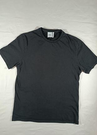 (xl) zara черная футболка оригинал