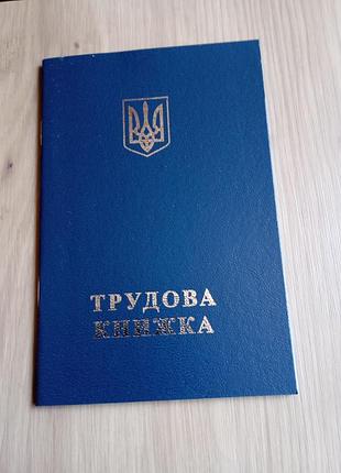Трудовая книжка чистая. голограммы.