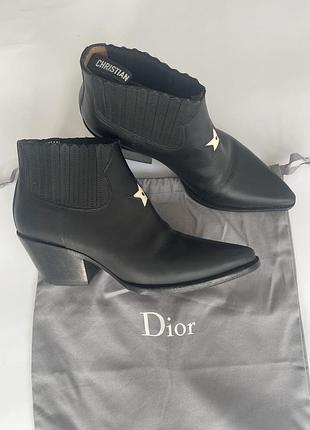 Christian dior - шкіряні черевики