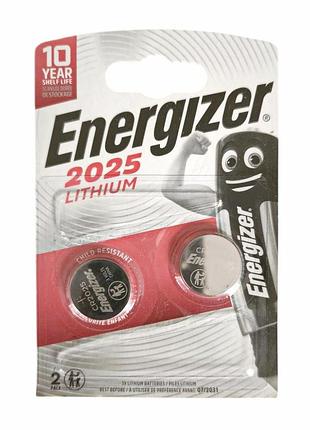 Батарейка литиевая energizer cr2025 (2шт)