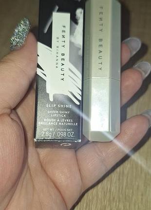 Fenty beauty slip shine sheer shiny lipstick,07 goji gang