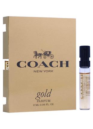 Пробник парфум coach gold 2 ml