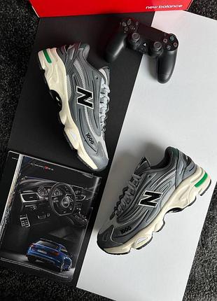 Чоловічі кросівки new balance 1000 grey white green