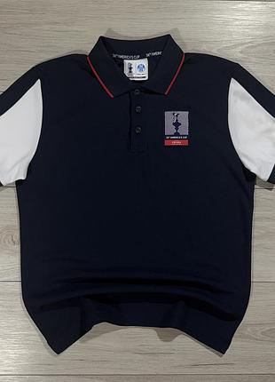 Премиальная футболка поло прада prada x north sails 36th america's cup polo, s, оригинал