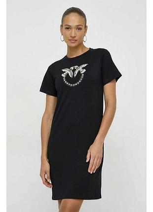Чорна трикотажная сукня pinko, s
