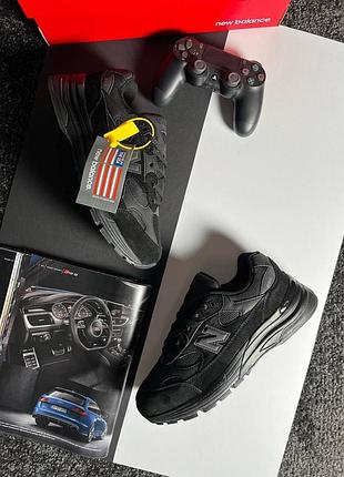 Чоловічі кросівки new balance 992 all black