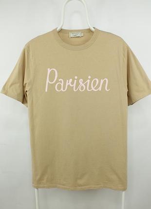 Качественная брендовая футболка maison kitsune parisian t-shirt men’s