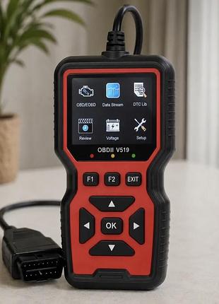 Автомобільний діагностичний сканер obdii v519