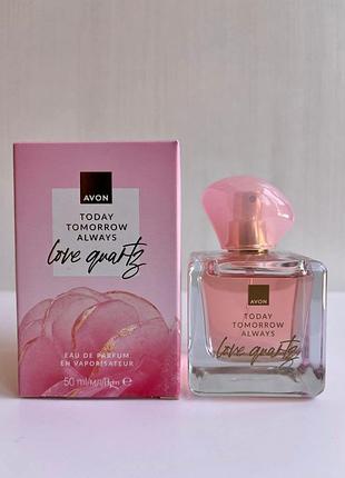 Парфюмированная вода для женщин avon love quartz 50ml