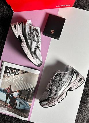 Жіночі кросівки new balance 740 white silver