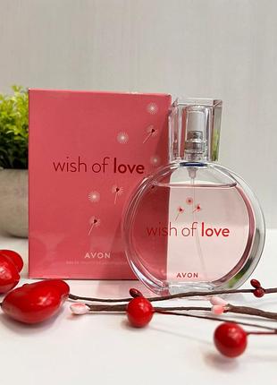 Туалетная вода для женщин avon wish of love 50ml