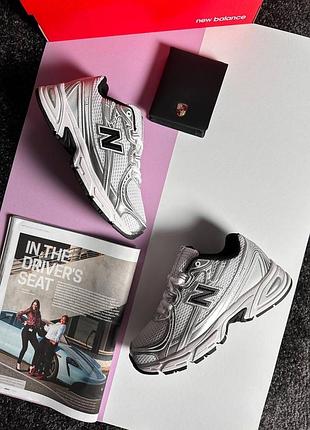 Жіночі кросівки new balance 740 white silver black
