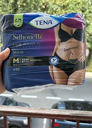 Tena silhouette noir m, low waist, жіночі вбираючі труси