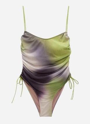 Купальник zara с эффектом градиента