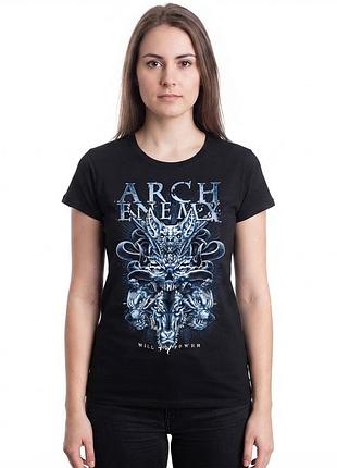 Жіноча футболка з принтом arch enemy will to power мерч