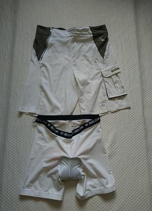 Шорты с велотрусами pearlizumi l размер