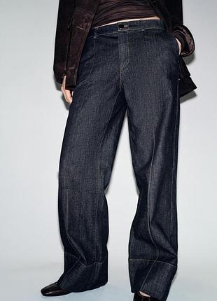 Джинси еластичні bootcut zara - s, m, l, xl
