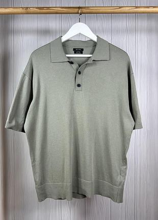 Massimo dutti old money premium поло з шикарним стриманим дизайном оригінал розмір l