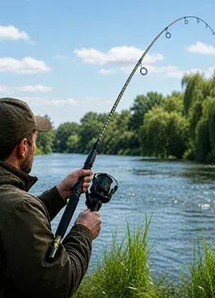 Вудилище спінінгове boyaby 11984 3,6 м тест 4,0lb 5+1g вага 380 г