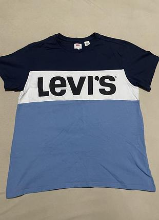 Футболка levis colorblock batwing logo tee