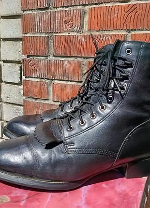 ​кожаные ботинки ariat (45.5 р) / мужские ботинки вестерн / казаки ariat из натуральной кожи
