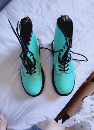 Ботинки dr. martens 1460 peppermint / mint (100% оригинал) — eu 38 (uk 5)