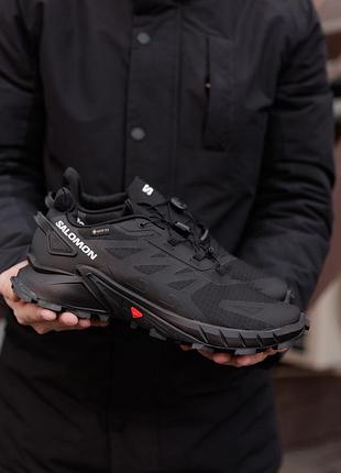 Кроссовки salomon supercross 4 gore-tex black