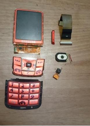 Запчастини до корпуса samsung e250 бу