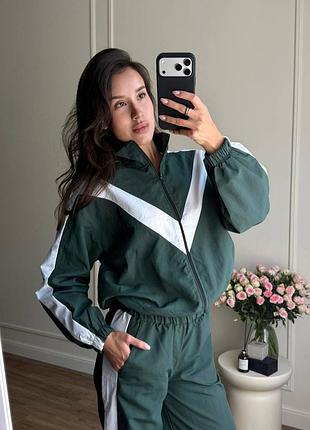 🔥 new | стильный костюм из плащевки | мод. 593 | 42–44, 46–48 🖤