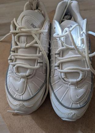 Кроссовки nike air max 98 "triple white"