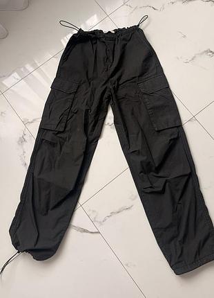 Штаны карго stradivarius xs