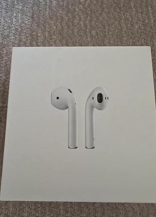 Навушники airpods 2 комплект б/в в гарному стані