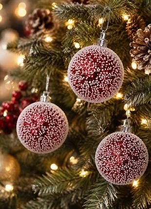 Новорічні іграшки на ялинку — декоративні кульки 🎄✨