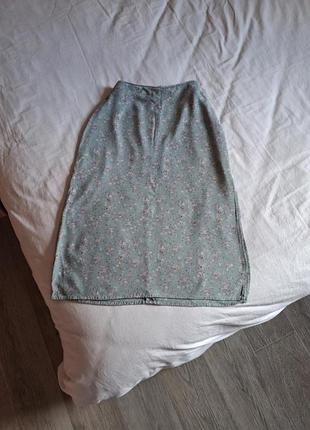 Женская юбка с цветочным принтом brandy melville
