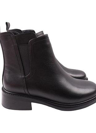 Ботинки женские melanda черные натуральная кожа, 36