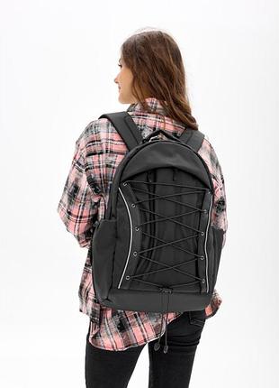 Женский рюкзак sambag zard scholar черный с декором